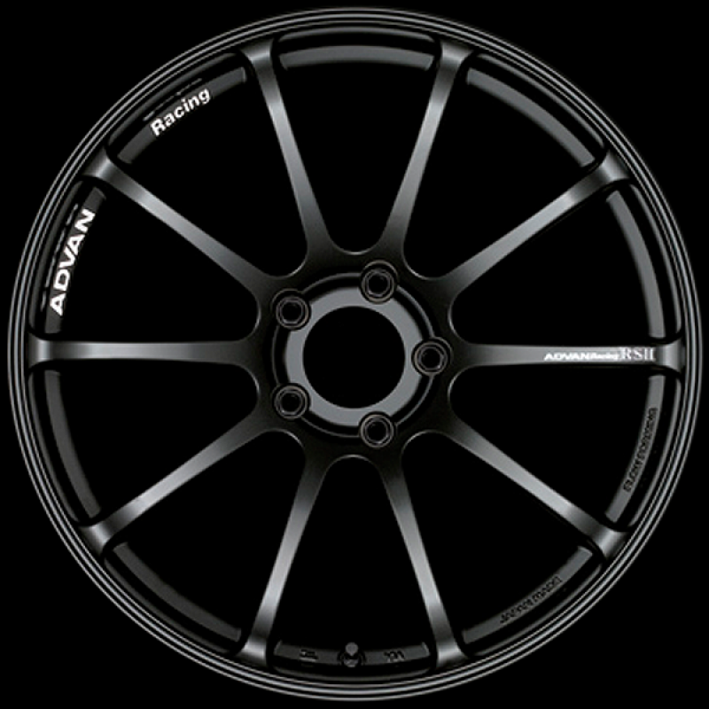 Advan RSII 17x9.0 / +29 Offset / 5-98 / 58mm Bore / Semi Gloss Black