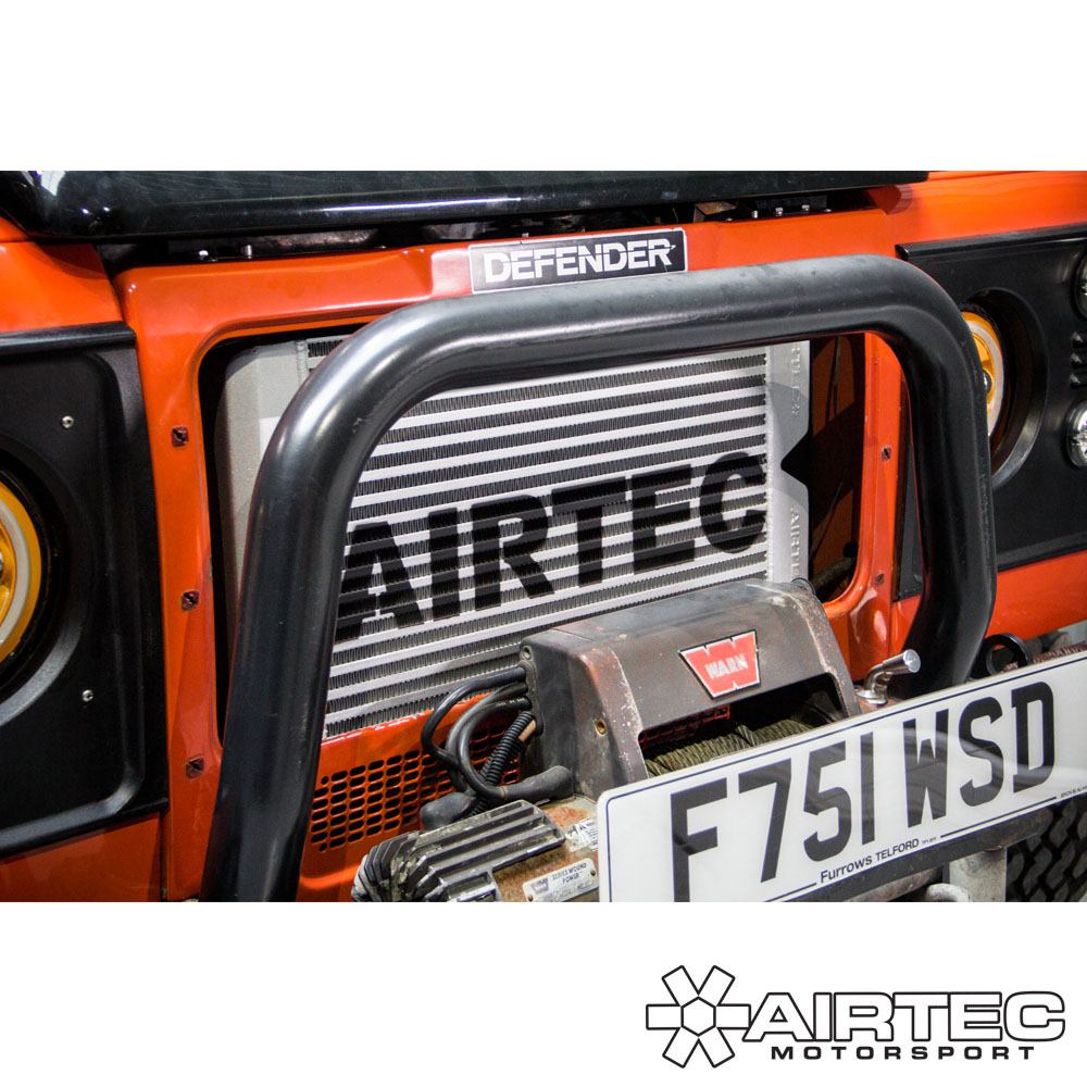 AIRTEC Motorsport Front Mount Intercooler Upgrade for Land Rover Defender 300.