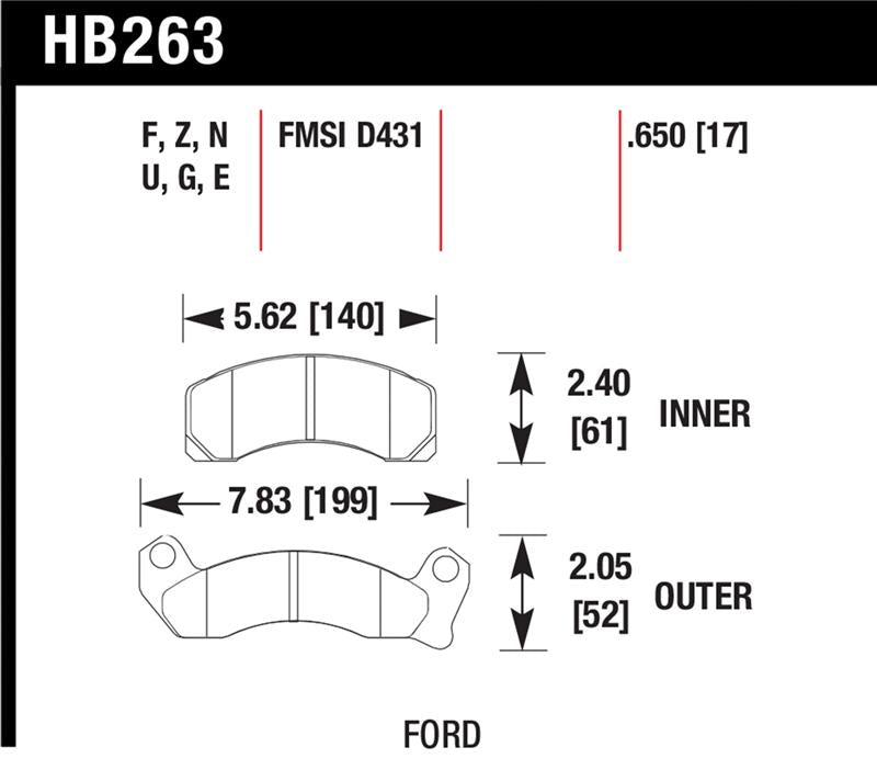 Hawk HPS Street Brake Pads