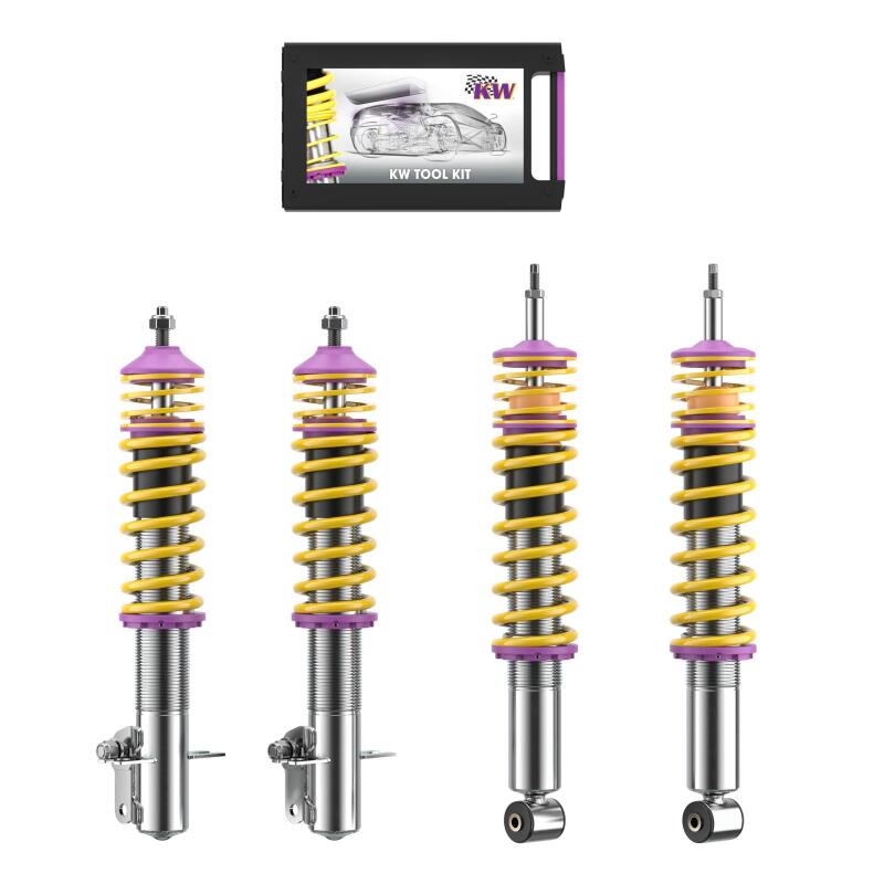 KW Coilover Kit V2 VW Golf I / Rabbit / Jetta I /Scirocco I+II; all engines; excl. Caddy