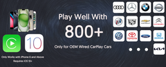 WireLess Apple Carplay & Android Carplay Auto Plug Smart Box USB&Type-c Adapter - Universal.