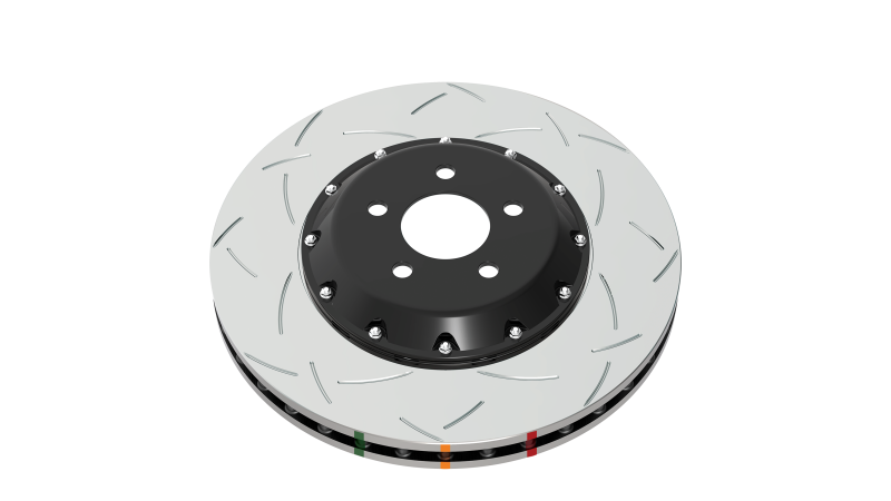 DBA 06-14 Mazdaspeed 3 Front Slotted 5000 Series 2 Piece Rotor Assembled w/ Black Hat