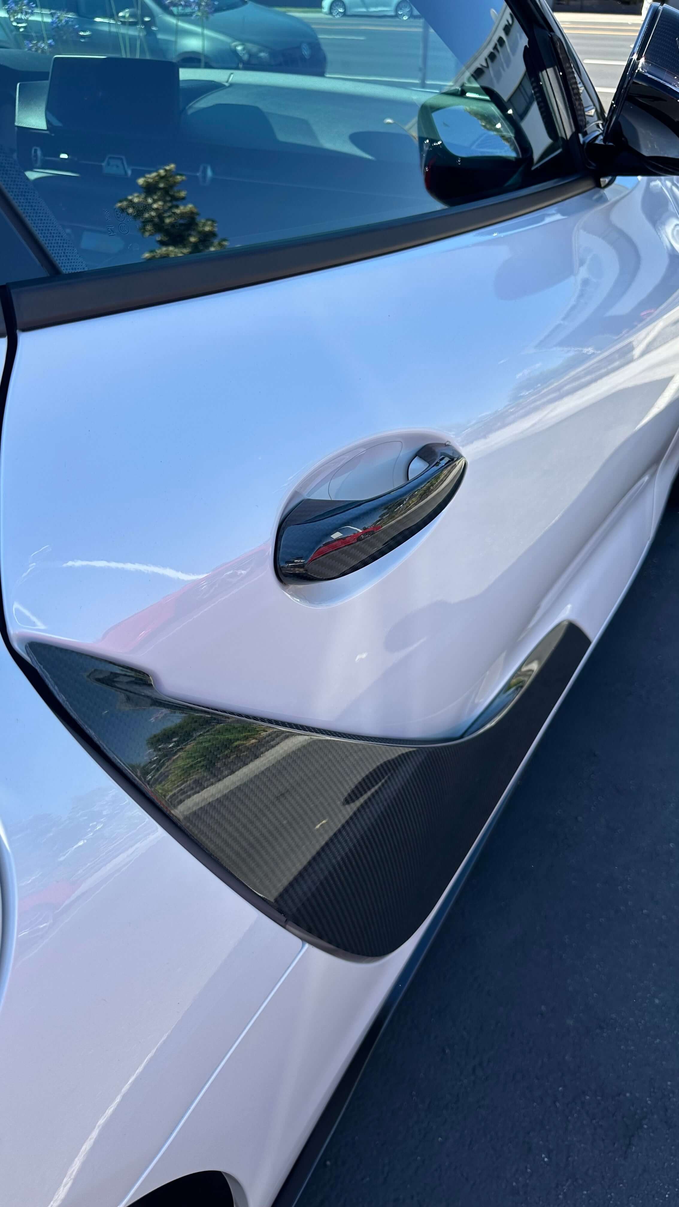 Carbon Fiber Door Fender Trims - Toyota A90 Supra.