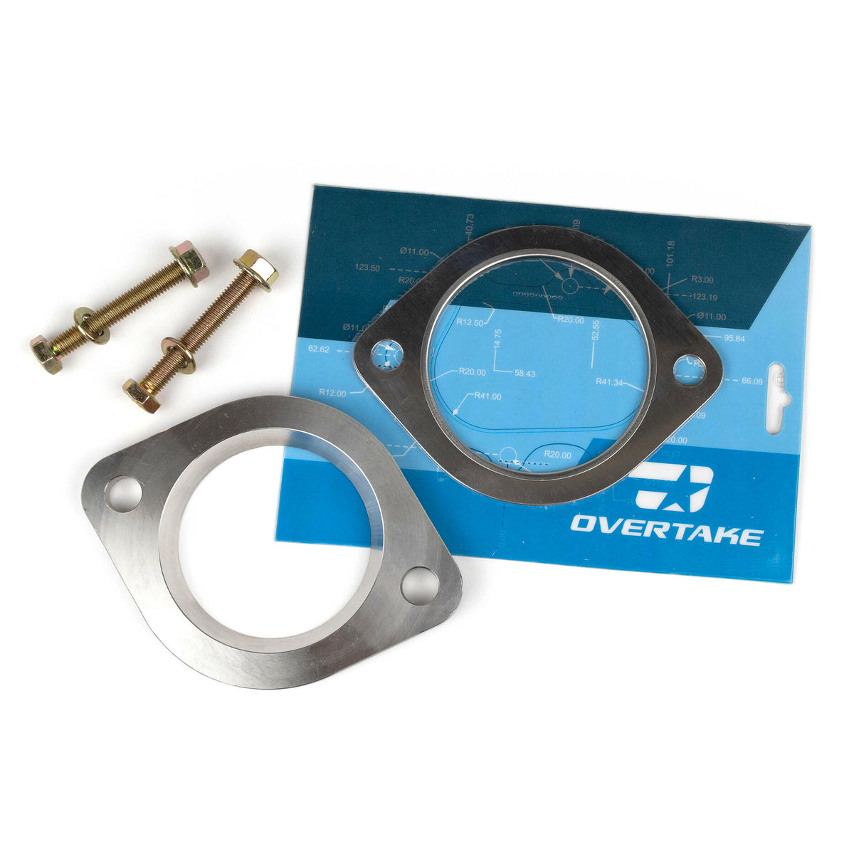 Overtake OEM Downpipe to 3in Cat Back Adapter Subaru Turbo Models (A10024).