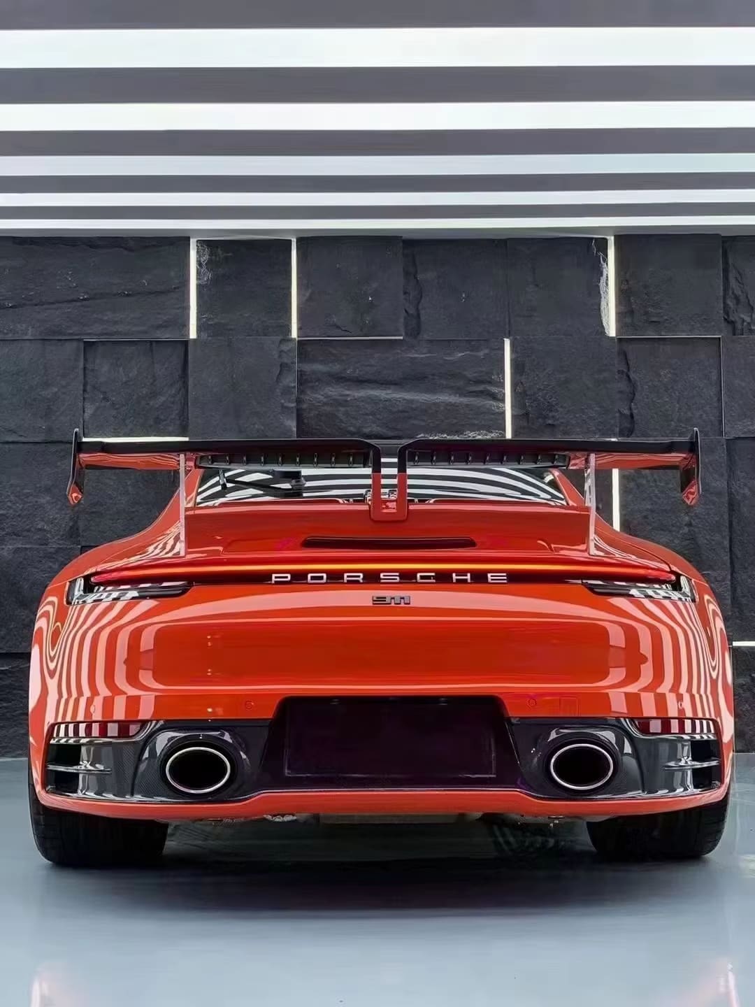 OEM style Dry Carbon Fiber Rear diffuser - Porsche 911 992 Carrera.