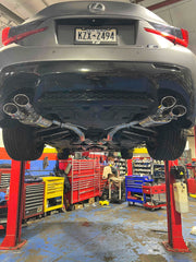 Valved Catback Exhaust System -  Lexus RCF 5.0L 2014-2017.