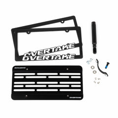 Overtake License Plate Relocation Kit | 2018+ Subaru WRX / STi / Crosstrek / 13+ BRZ / FRS / 86, 17+ Impreza, 10+ Legacy / Outback (A10124)