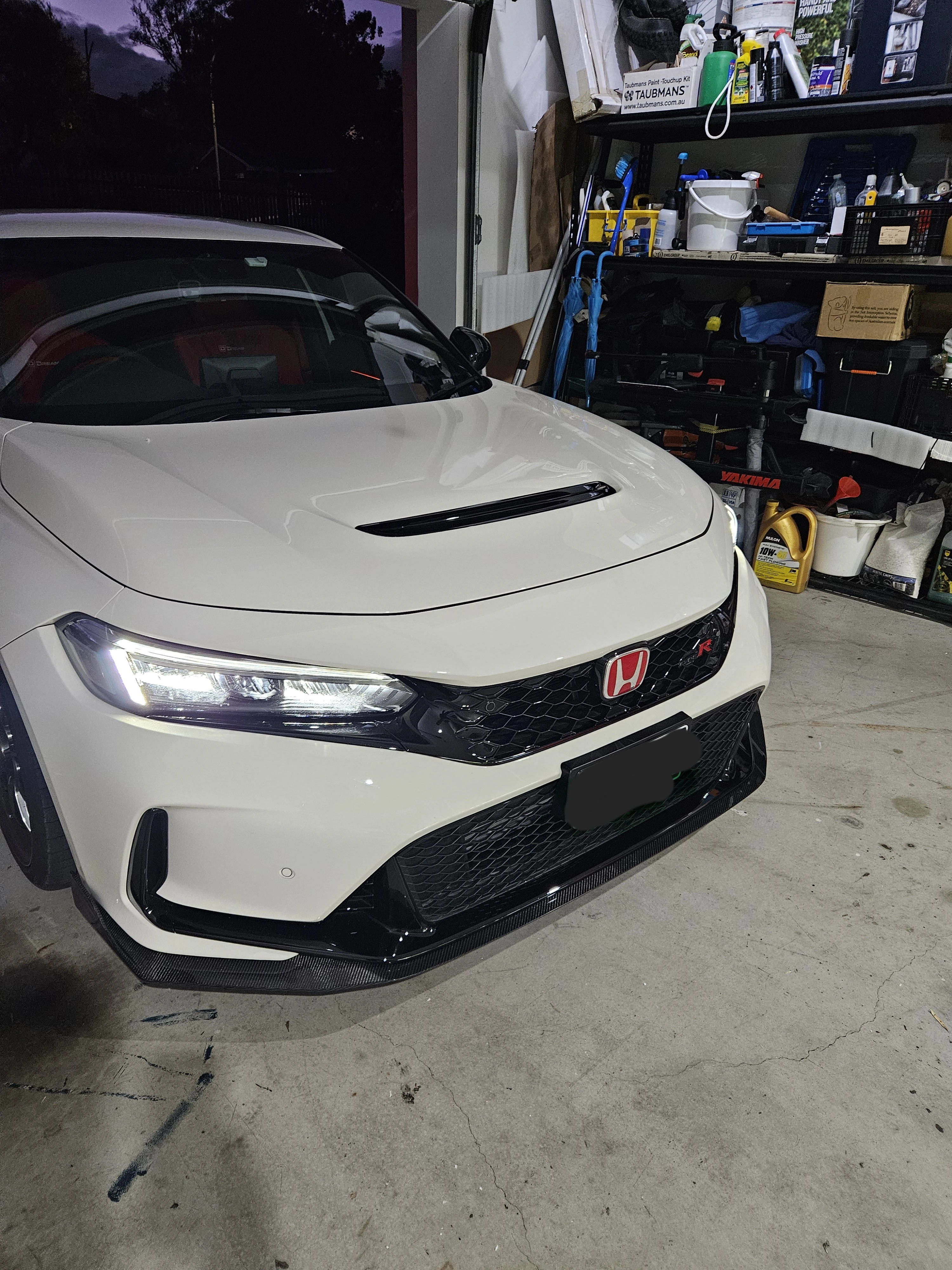 Carbon Fiber Front Lower Lip Splitter - Honda Civic Type R 2023+.