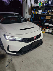 Carbon Fiber Front Lower Lip Splitter - Honda Civic Type R 2023+.