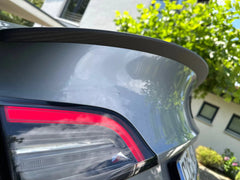 Performance Style Carbon Fiber Spoiler - 2024 Tesla Model 3.