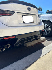 Carbon Fiber Rear Diffuser - Lexus RC F RCF 2015-2018.
