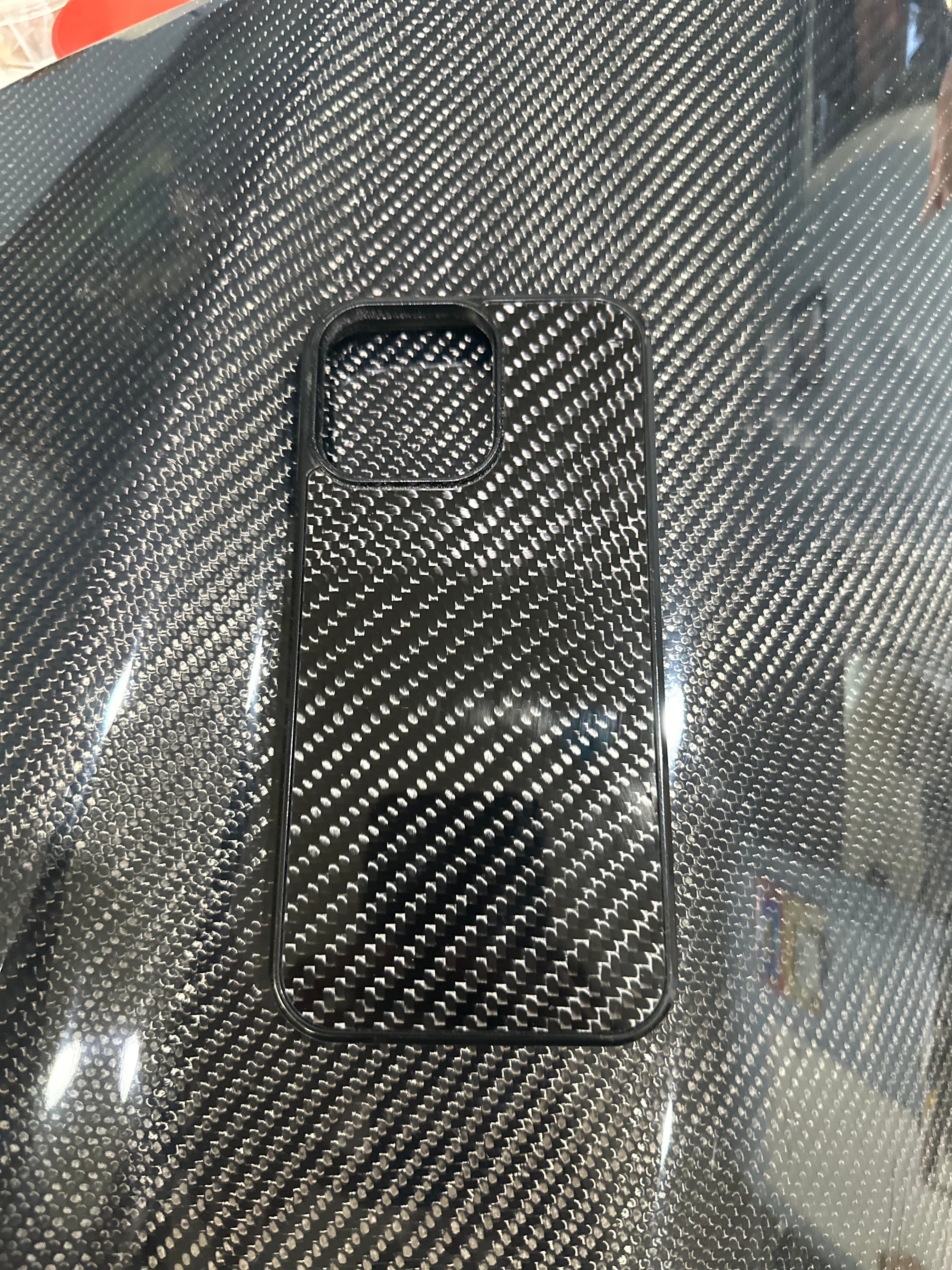 Gloss Carbon Fiber Phone Case - iPhone.