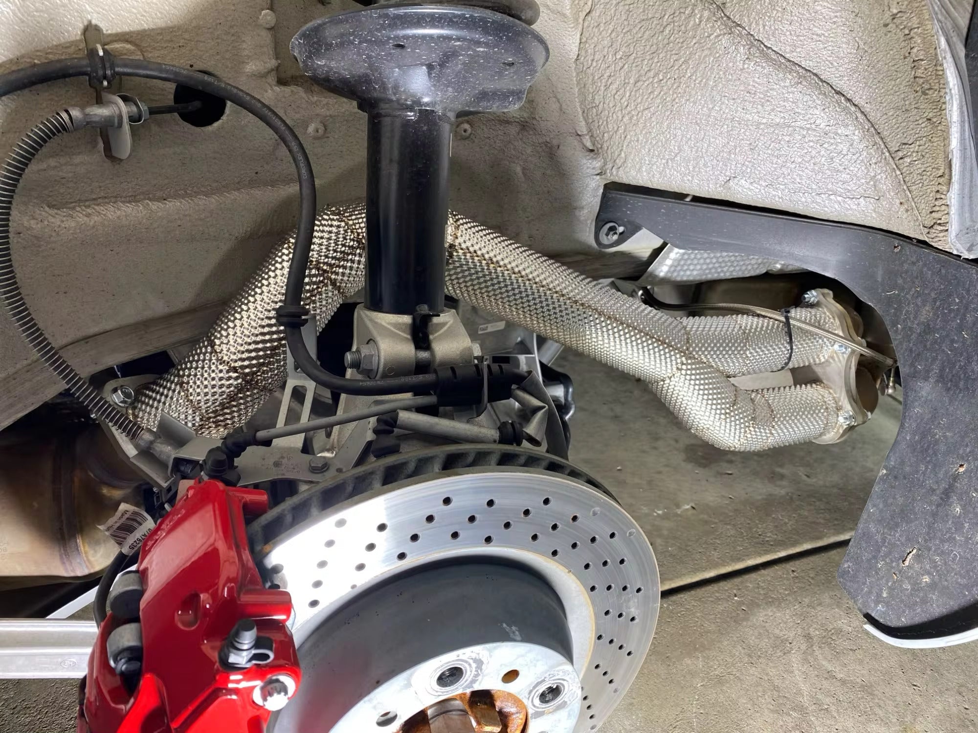 Performance Race Down Pipes w/ Heatshield - Porsche 718 GT4 / GTS / Spyder.
