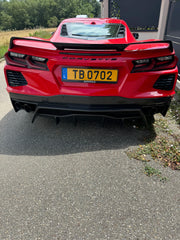 Dry Carbon Fiber Diffuser V3 - Corvette C8.
