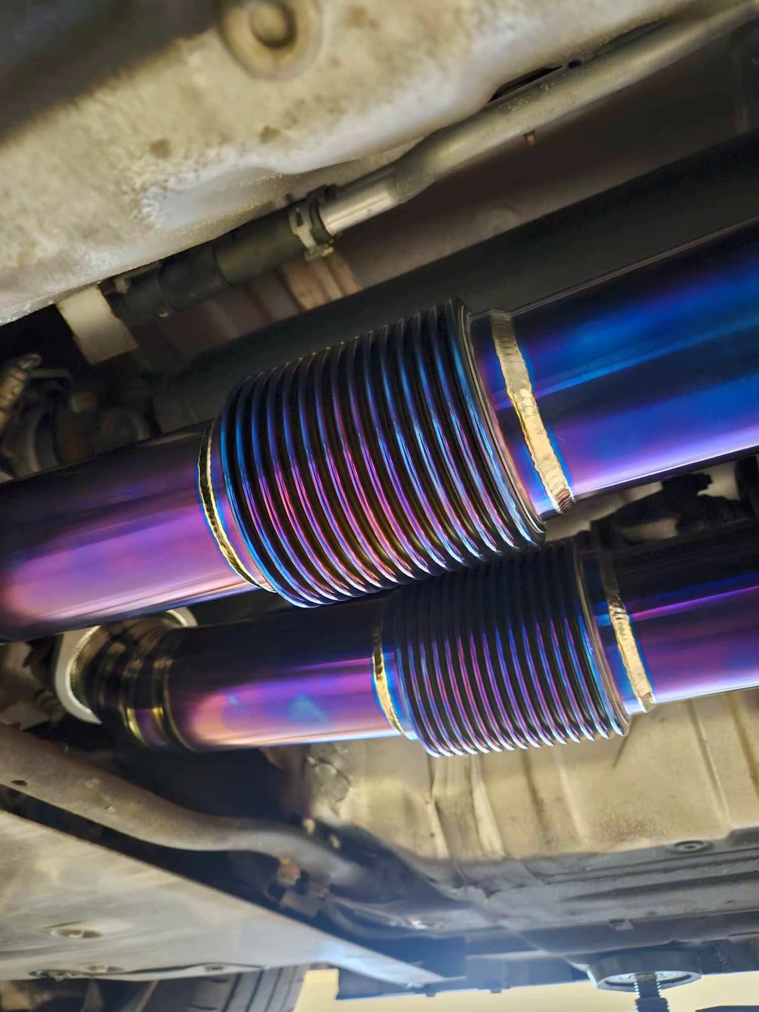 Titanium 4in Full Performance Sport Exhaust System - Nissan R35 GTR.
