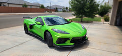 Carbon Fiber V Style Front Lip -  Chevrolet Corvette C8.