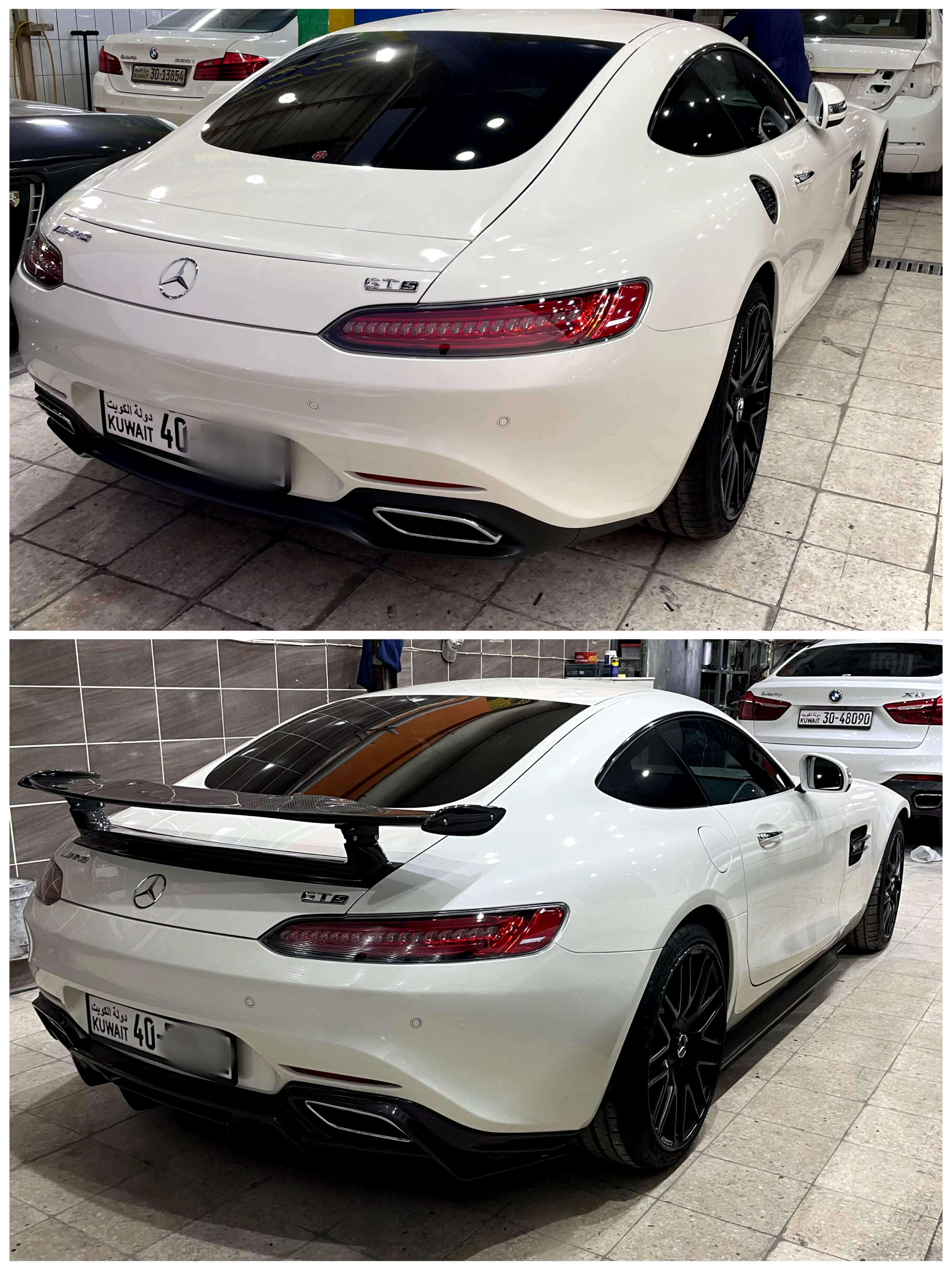 Carbon Fiber GTR Wing W/ Base Panel - Mercedes AMG GT/GTS/GTC/GTR.