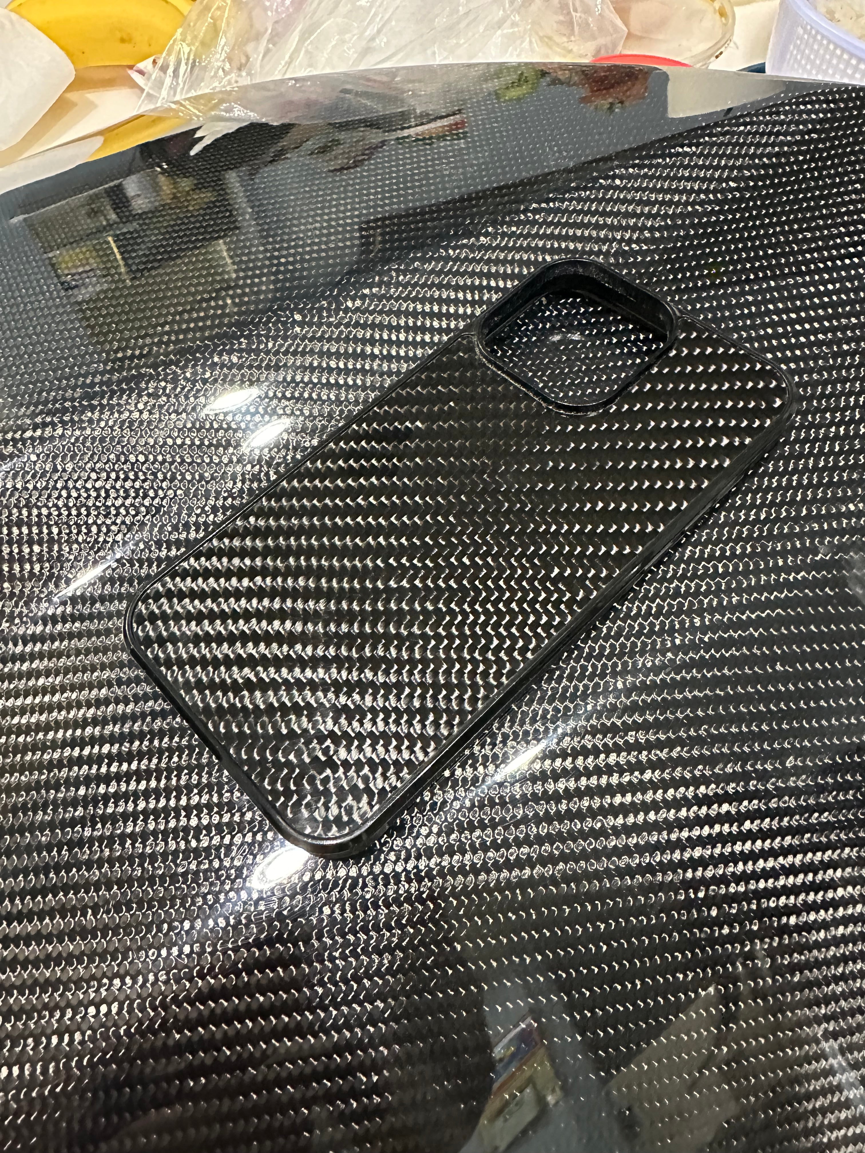 Gloss Carbon Fiber Phone Case - iPhone.
