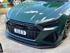 Dry Carbon Front Grille Grill Frame Cover - Audi RS6 RS7 C8 Avant.