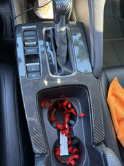 Carbon Fiber Center Console Gear Shift Panel Cover - Acura Integra A-Spec 2022-2024