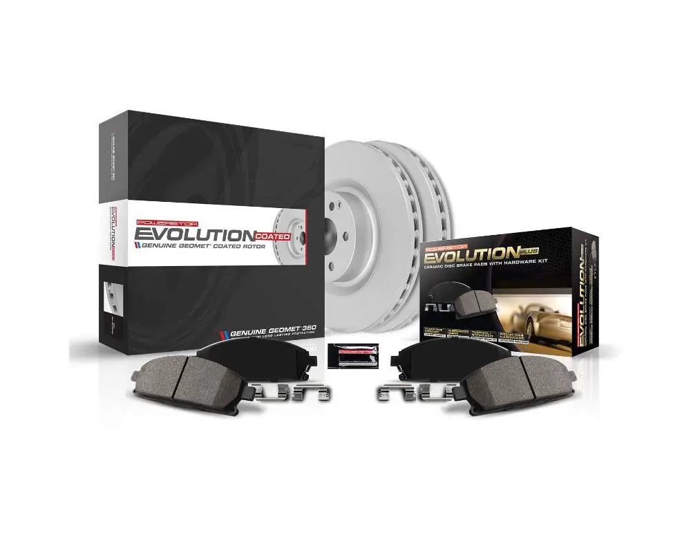 Power Stop Z17 Evolution Geomet Coated Brake Kit Rear Acura Integra 1990-2001.