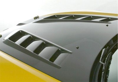 J'S Racing TYPE-V Ventillated Bonnet CFRP/FRP - S2000