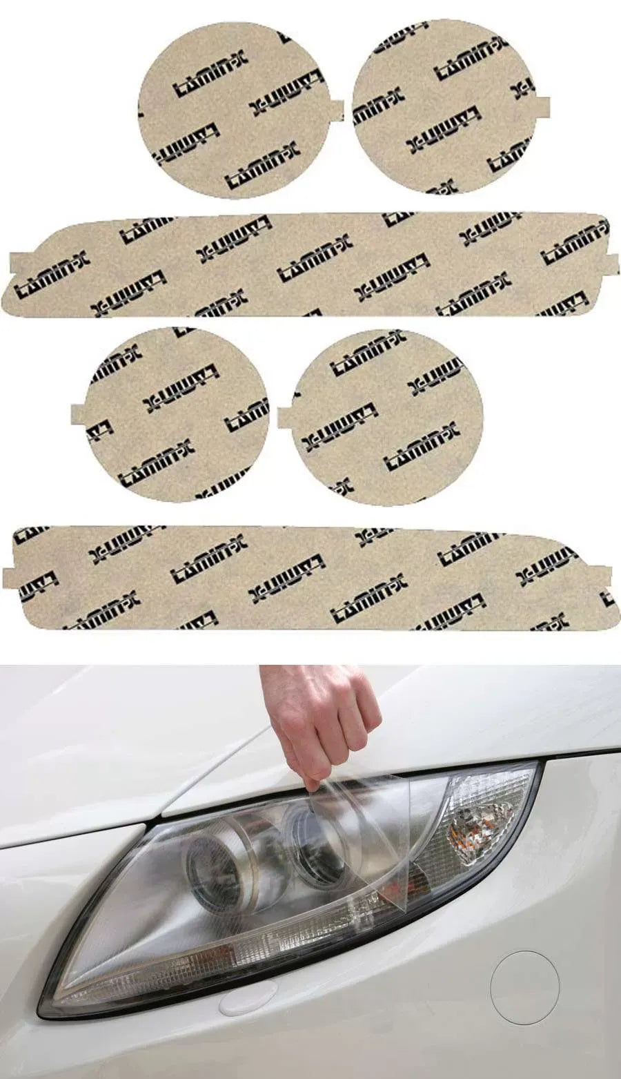Lamin-X Acura Integra 1994-1997 Clear Headlight Covers.