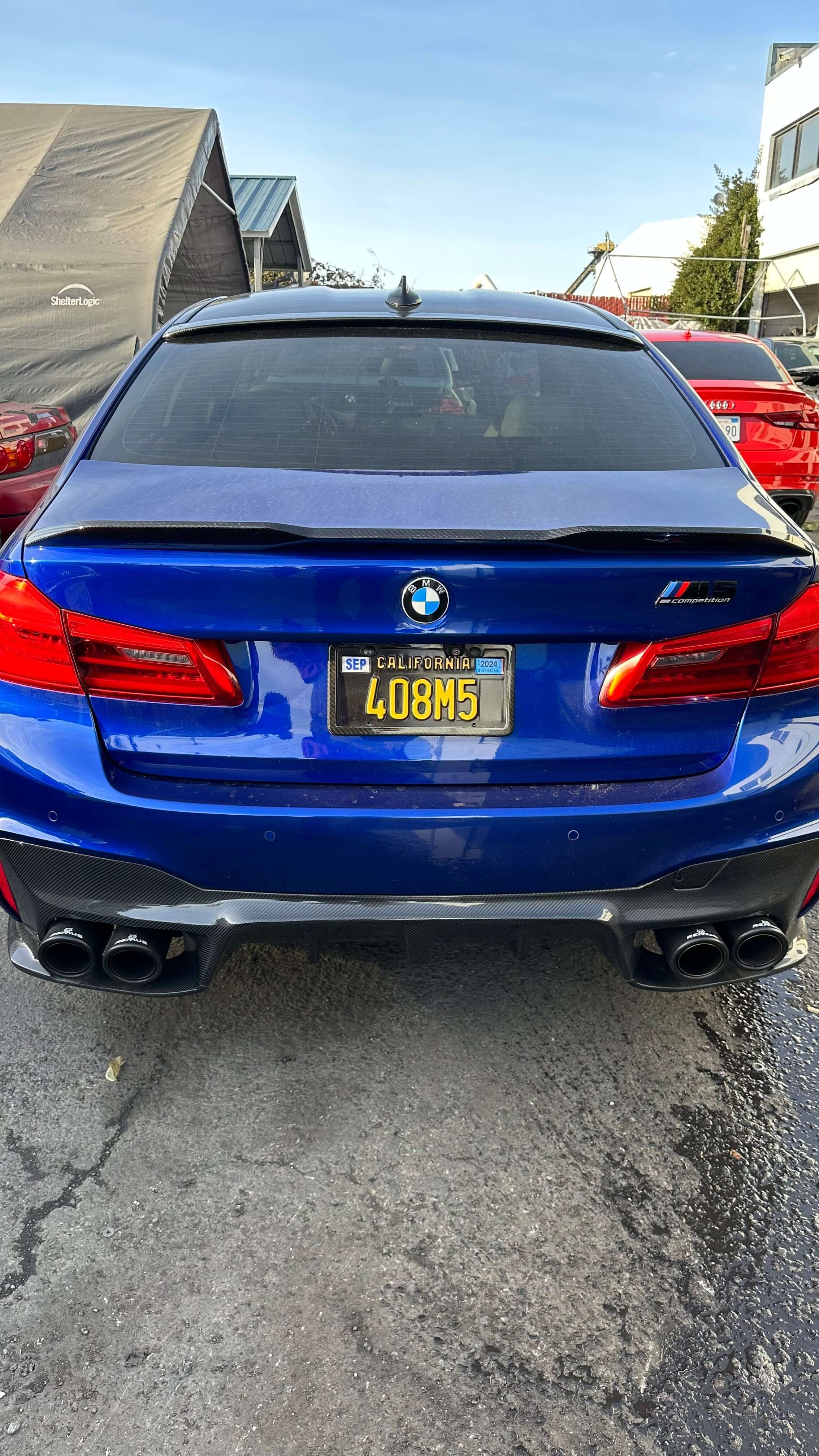3D Style Carbon Fiber Rear Diffuser - BMW F90 M5 & G30 5 Series.