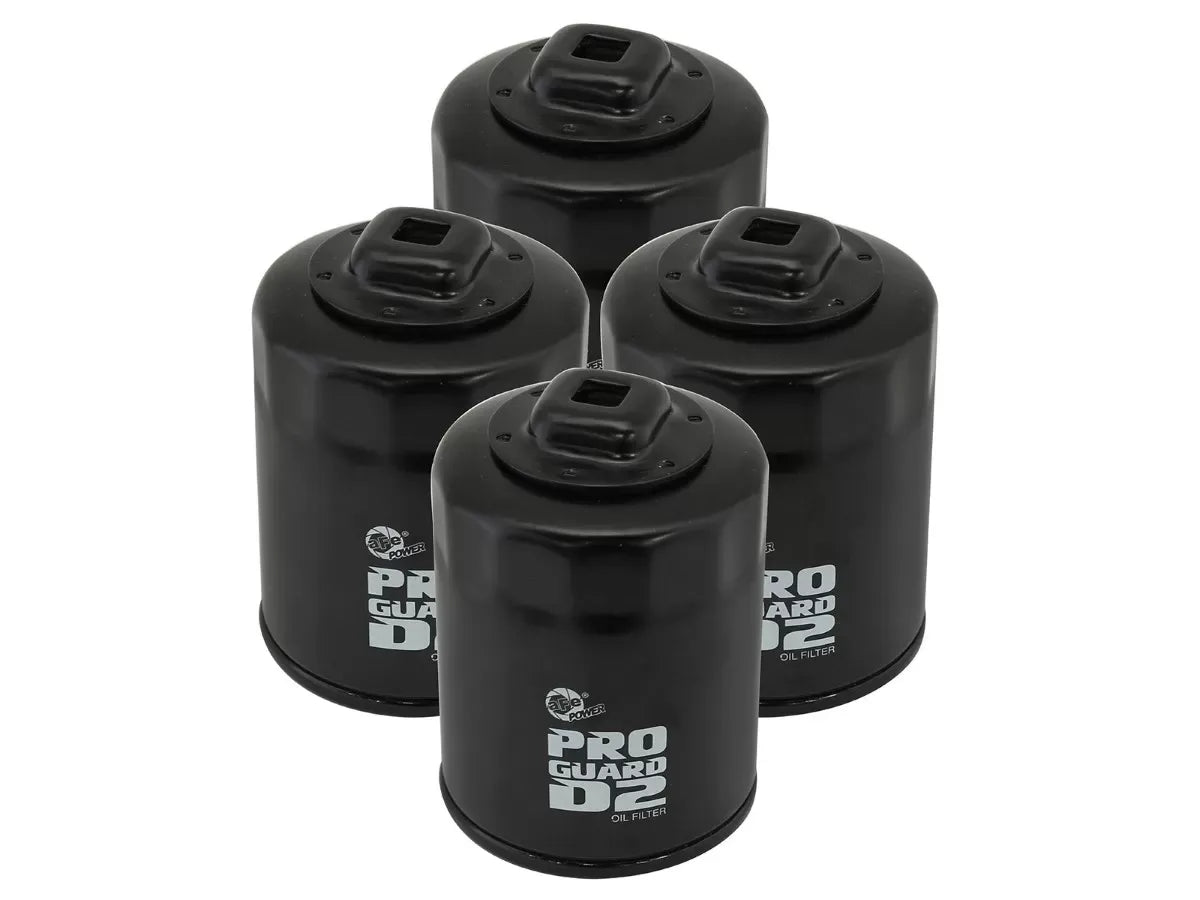 aFe Power Pro GUARD D2 Oil Filter (4 Pack) Nissan | Honda Vehicles 1998-2021