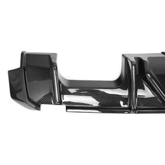 V2 Carbon Fiber Rear Diffuser W/ LED Light - 21-25 BMW G80 M3 G82 G83 M4.