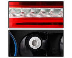 Xtune 4pcs Red Clear Light Bar LED Tail Lights Acura TSX 2006-2008.