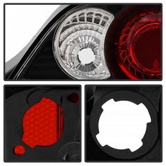 Spyder Auto Black Altezza Tail Lights for Acura RSX 2002-2004, LED, Custom Fit
