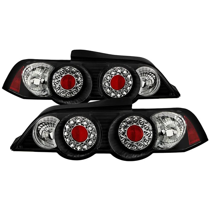 Spyder Auto Black LED Tail Lights for Acura RSX 2002-2004, Custom Fit, Durable Design