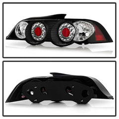 Spyder Auto Black LED Tail Lights for Acura RSX 2002-2004, Custom Fit, Durable Design
