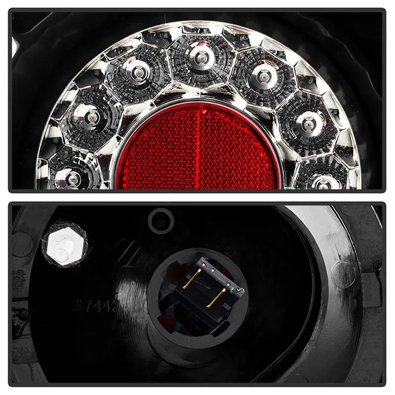 Spyder Auto Black LED Tail Lights for Acura RSX 2002-2004, Custom Fit, Durable Design