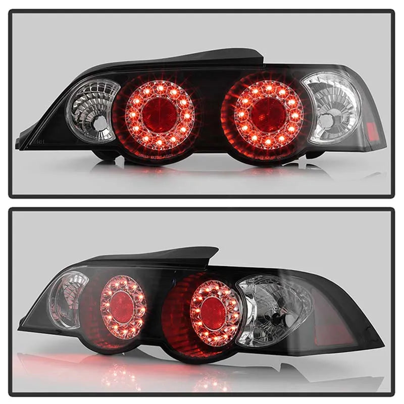 Spyder Auto Black LED Tail Lights for Acura RSX 2002-2004, Custom Fit, Durable Design