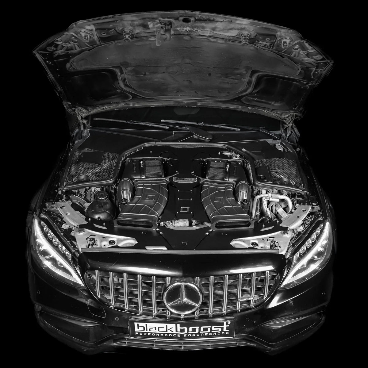BlackBoost Mercedes C450 (205) M276 3.0L V6 Twin-Turbo Cold Air Intake System