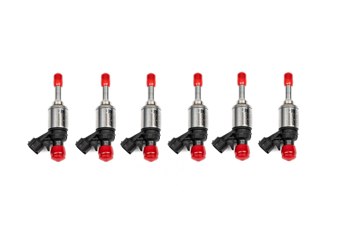 AMS Red Alpha VR30DDTT Stage 3 Direct Injectors | 2023+ Nissan Z & 2017-2024 Infiniti Q50 / Q60 VR30DDTT (ALP.28.07.0014-1).