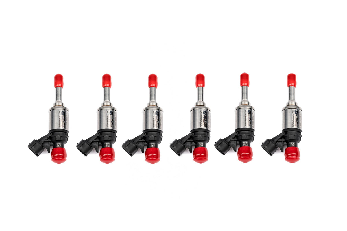 AMS Red Alpha VR30DDTT Stage 3 Direct Injectors | 2023+ Nissan Z & 2017-2024 Infiniti Q50 / Q60 VR30DDTT (ALP.28.07.0014-1).