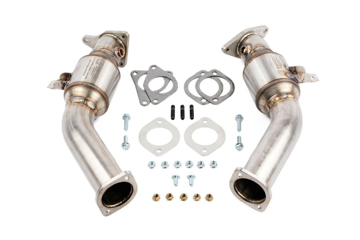 AMS Street Lower High Flow Cats | 2023+ Nissan Z & 2016-2024 Infiniti Q50 / Q60 VR30DDTT (AMS.53.05.0001-2).