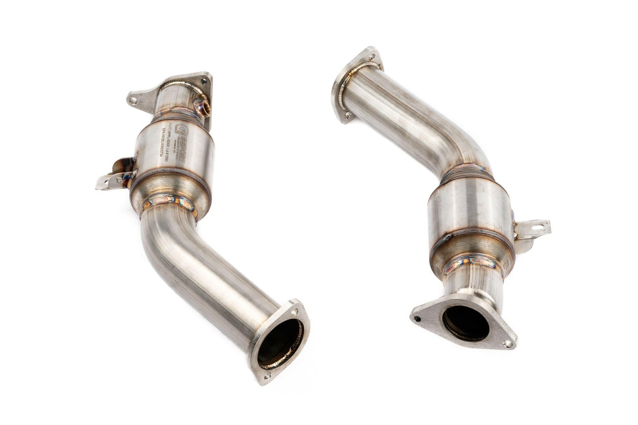AMS Street Lower High Flow Cats | 2023+ Nissan Z & 2016-2024 Infiniti Q50 / Q60 VR30DDTT (AMS.53.05.0001-2).