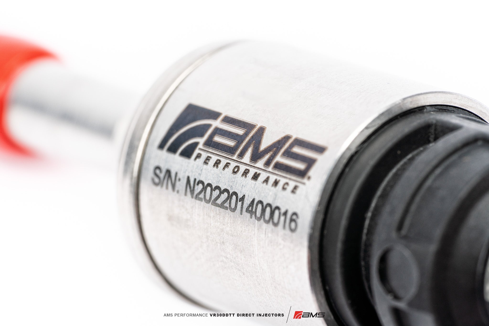 AMS Red Alpha VR30DDTT Stage 3 Direct Injectors | 2023+ Nissan Z & 2017-2024 Infiniti Q50 / Q60 VR30DDTT (ALP.28.07.0014-1).