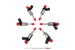 AMS Red Alpha VR30DDTT Stage 3 Direct Injectors | 2023+ Nissan Z & 2017-2024 Infiniti Q50 / Q60 VR30DDTT (ALP.28.07.0014-1).