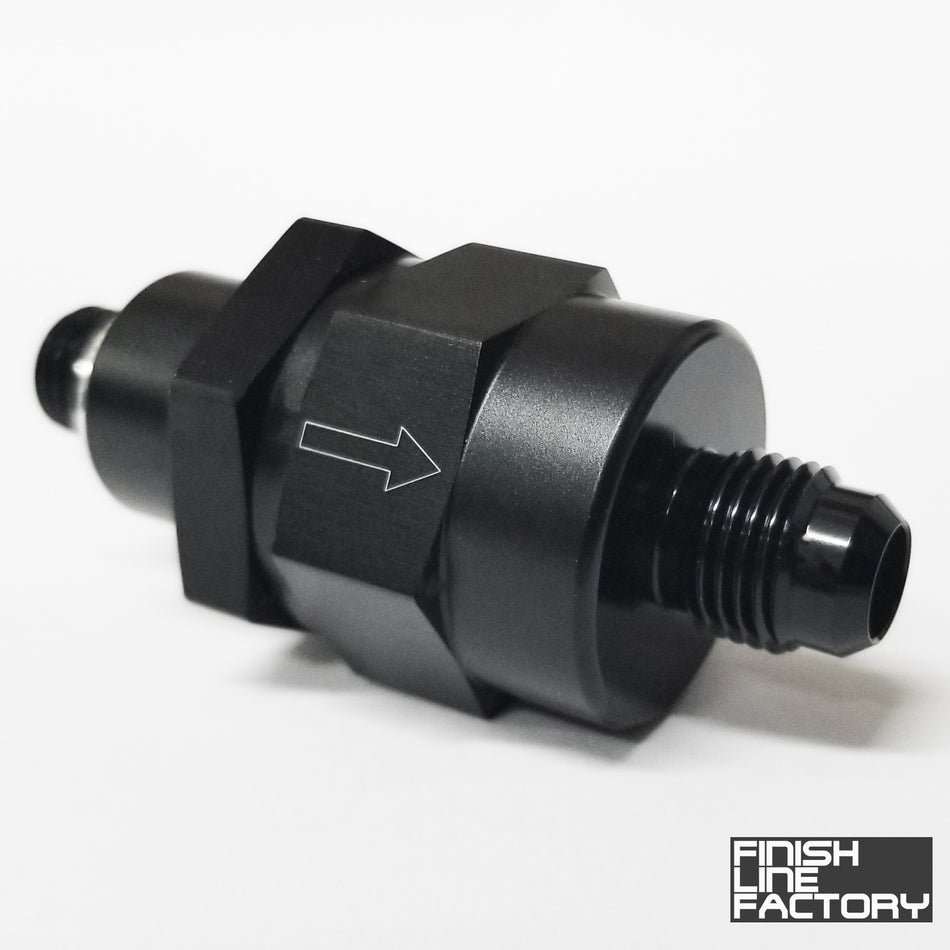 FLF AN to Metric Check Valve (For EFI Fuel Pumps)