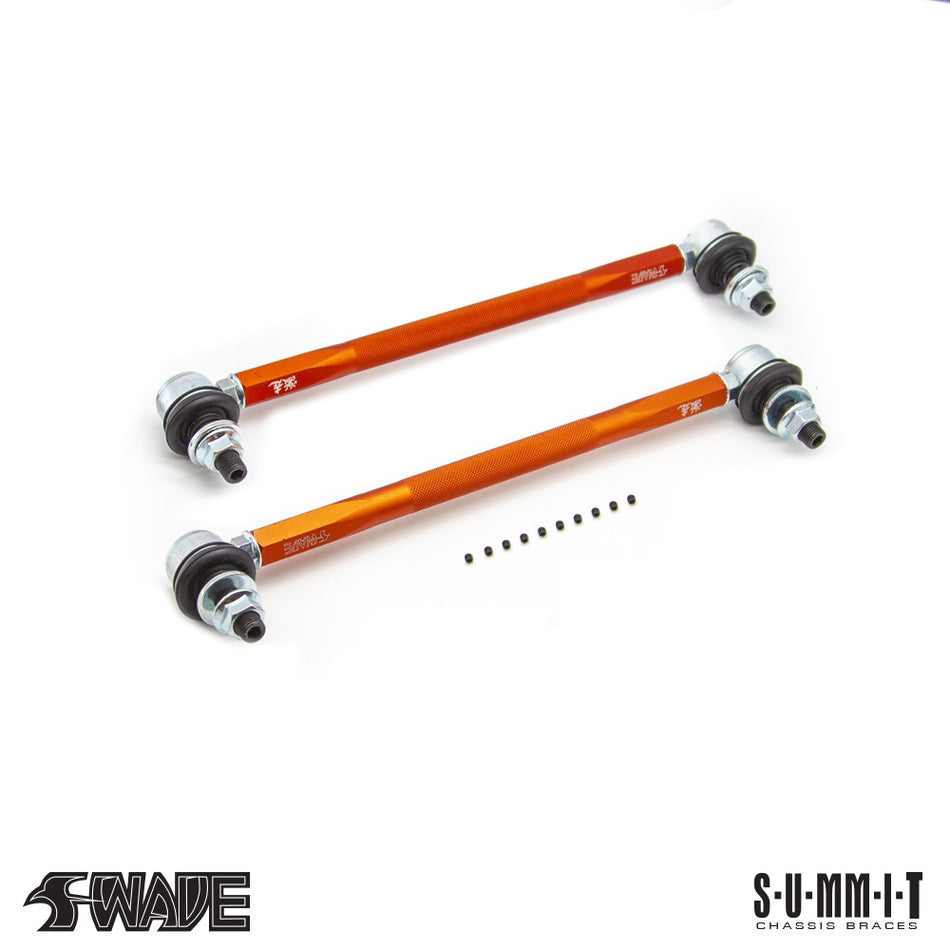 SWAVE & SUMMIT Adjustable Stabilizer Links 320 – 360mm for Toyota Yaris GR & VW Golf 7/8