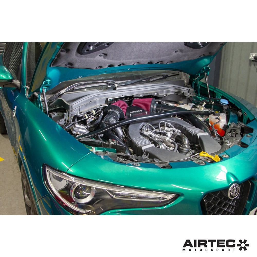 AIRTEC Motorsport Induction Kit for Alfa Romeo Stelvio Quadrifoglio 2.9 V6.