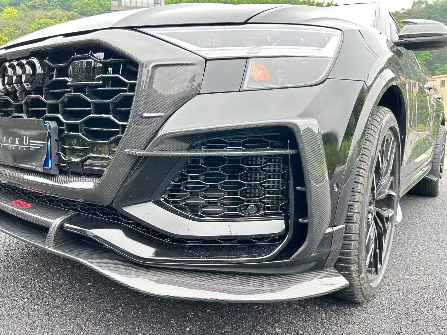 Carbon Fiber AB Aerodynamic Body Kit - Audi RSQ8.
