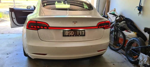 Full-Width Tail Light Dynamic Bar Taillight - Tesla Model Y & 3.