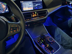 RGB LED Interior Center Console Ambient Lighting Trim Kit - BMW G20 3 Series / G80.
