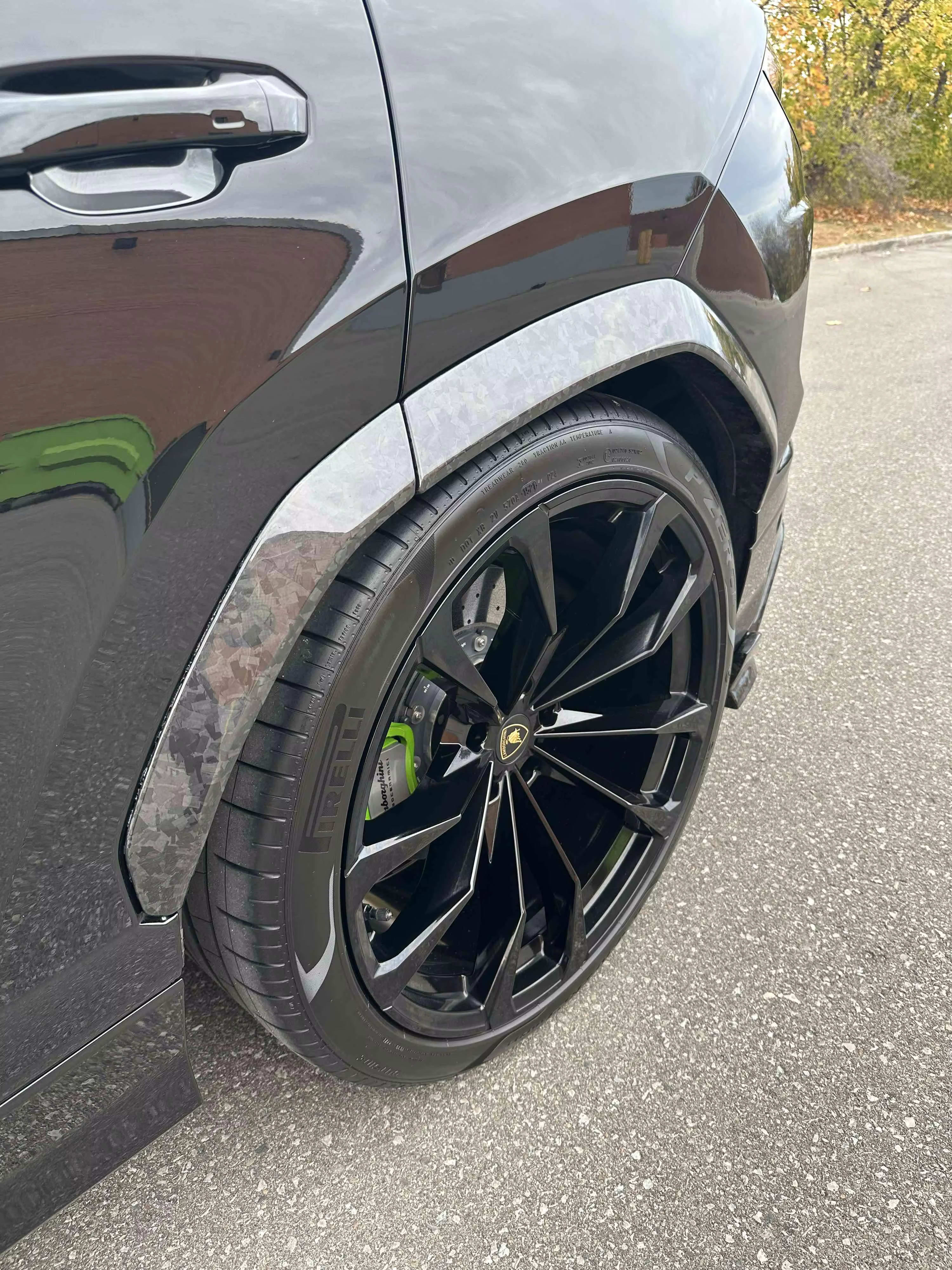 Carbon Fiber Fender Flare Trim - Lamborghini Urus